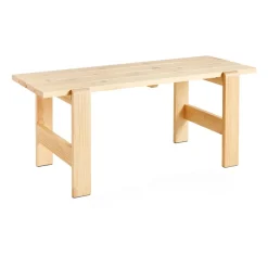 Utebord·Matbord Utomhus|Matbord Utomhus-HAY Weekday bord 180x66 cm lackad furu, Natural