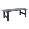 Utebord·Matbord Utomhus|Matbord Utomhus-HAY Weekday bord 230x83 cm lackad furu, Steel blue