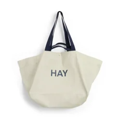 Förvaringskorgar-HAY Weekend Bag Organic väska L, Grey