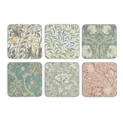 William Morris glasunderlägg 6-pack, Mix & Match^Pimpernel Online