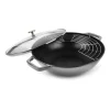 Wok med glaslock Ø30 cm 4,4 L, Grå^STAUB Online