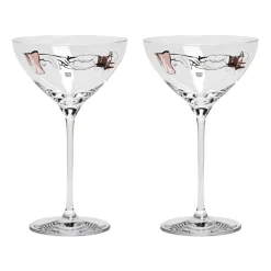 Champagneglas-Kosta Boda You and me together champagnecoupe 32 cl 2-pack, Clear / Multi