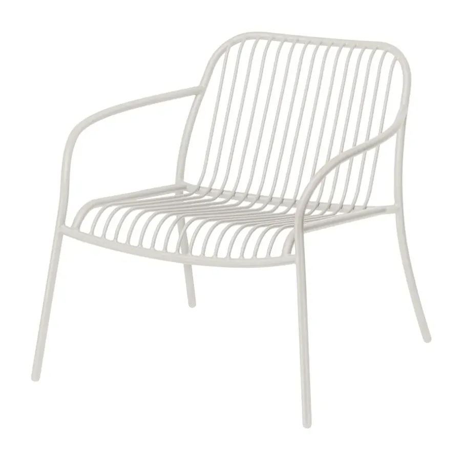 Sittmöbler·Trädgårdsstolar & Utestolar|Trädgårdsstolar & Utestolar-Blomus YUA WIRE lounge Chair stol, Silk grey