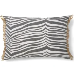 Kuddar-Classic Collection Zebra kudde 40x60 cm, Titanium (grå)