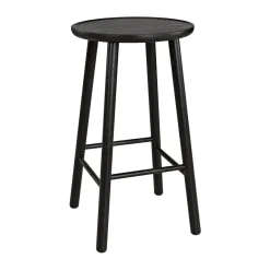 Barstolar-Hans K ZigZag barpall 63 cm, Svart bets