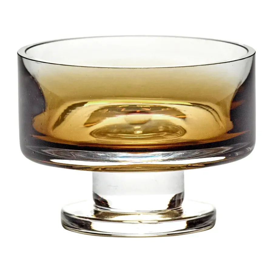 Zuma låg skål på fot S Ø8,5 cm, Amber^Serax Clearance