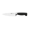 Four star kockkniv 16 cm, Svart-rostfritt stål^Zwilling Online