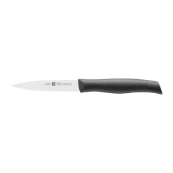 Twin grip spetsig grönsakskniv 10 cm, Svart-rostfritt stål^Zwilling